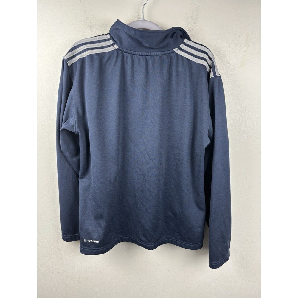 Adidas Indiana Pacers NBA Full Zip Jacket Gray/Navy/White Size Small - Picture 2 of 7